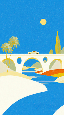 JPG 식물 컬러 여행 일러스트 자동차 자연 하늘 풍경 일상 여름 강 햇빛 크리스마스트리 평화 고요 탐험 물가 주행 스카이라인 풍경화 가교 국내일러스트 AI일러스트 AI콘텐츠 건축물 계절 육상교통 컨셉 크리스마스 라이프 태양 그림 생태계 파일형식