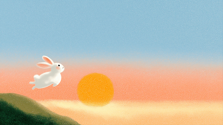 JPG 동물 구름 컬러 일러스트 자연 하늘 생명 동화 풍경 태양 귀여움 노을 일몰 자유 토끼 저녁 포근함 신비 장면 뷰티풀 국내일러스트 AI일러스트 AI콘텐츠 자연요소 컨셉 포유류 반려동물 감각 야간 생태계 파일형식
