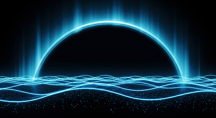 JPG 편집이미지 파도 바다 자연 풍경 해변 여름 태양 반사 일출 어둠 분위기 신비 수평선 이미지편집 AI컴퓨터그래픽 AI콘텐츠 자연요소 계절 컨셉 노을 생태계 파일형식