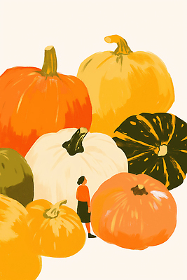 JPG 식물 전통 문화 예술 음식 컬러 백그라운드 일러스트 자연 호박 한국 사람 풍경 일상 장식 농장 촬영 수확 가을 크기 국내일러스트 AI일러스트 AI콘텐츠 계절 아시아 농업 채소 라이프 생태계 파일형식