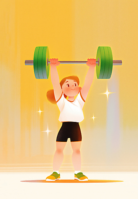 JPG 여자 스포츠 일러스트 모션 건강 친구 운동복 청춘 운동 헬스 힘 에너지 역기 목표 웨이트트레이닝 집중 연습 흥미 국내일러스트 AI일러스트 AI콘텐츠 옷 컨셉 관계 사람 파일형식