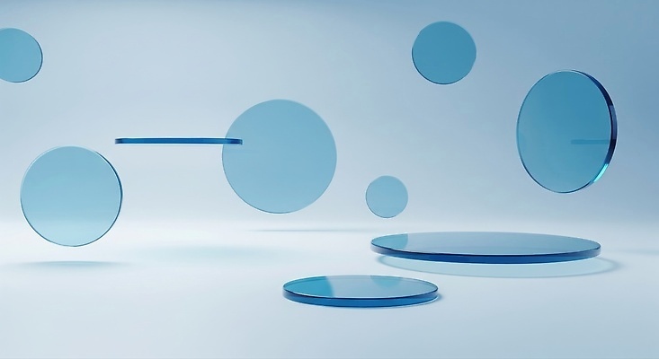 JPG 모양 편집이미지 디자인 백그라운드 추상 조명 공중 파란색 공간 원형 크기 오브젝트 물리 미니멀 이미지편집 AI컴퓨터그래픽 AI콘텐츠 도형 컬러 무늬 파일형식