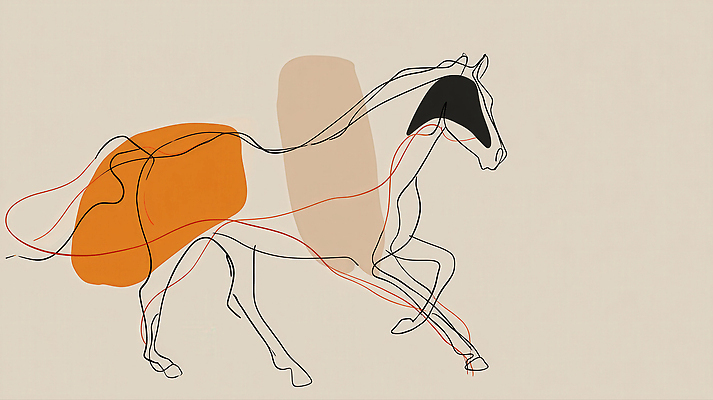 JPG 모양 디자인 감정 예술 선 컬러 백그라운드 일러스트 운동 활발 말_게임 조화 뷰티풀 생동감 창의성 국내일러스트 AI일러스트 AI콘텐츠 컨셉 건강 파일형식