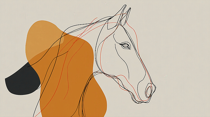 JPG 모양 동물 디자인 실루엣 예술 컬러 일러스트 그래픽 표현 말_게임 라인아트 감성 조화 아티스트 창의성 창작 국내일러스트 AI일러스트 AI콘텐츠 직업 선 컨셉 촬영기법 파일형식