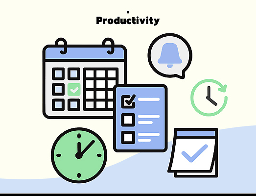 일러스트 성공 관리 도구 업무 작업 조직 계획 알림 집중 확인 정리 시간관리 목표설정 체크리스트 국내일러스트 AI파일 컨셉 파일형식 벡터