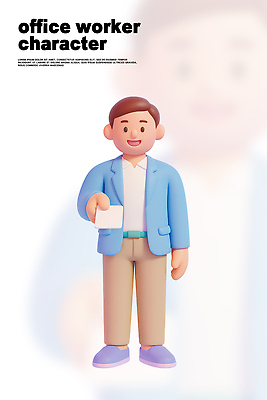 PSD 편집이미지 캐릭터 손 디자인 남자 포즈 비즈니스 명함 정장 표현 직장인 사무원 전문직 모던 밝은색 편집3D 직업 옷 사람 신체부위 3D 파일형식