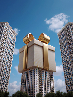 JPG 나무 편집이미지 현대건축 상징 하늘 선물 햇빛 세일 고층빌딩 축하 도시 높이 창의성 경관 이미지편집 AI컴퓨터그래픽 AI콘텐츠 식물 건축 컨셉 풍경 빌딩 태양 파일형식