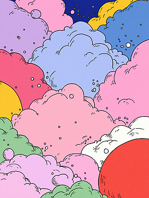 JPG 모양 구름 디자인 감정 예술 컬러 백그라운드 패턴 곡선 일러스트 자연 추상 부드러움 조화 뷰티풀 상상력 차분 국내일러스트 AI일러스트 AI콘텐츠 자연요소 선 컨셉 무늬 감각 생태계 파일형식