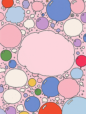 JPG 디자인 감정 포스터 컬러 백그라운드 말풍선 생각 일러스트 상상 이야기 그래픽 공백 표현 즐거움 그림 창의성 창작 국내일러스트 AI일러스트 AI콘텐츠 파일형식