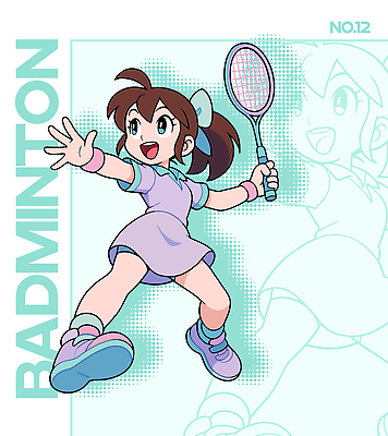 캐릭터 여자 스포츠 운동화 일러스트 모션 미소 친구 운동 라켓 만화 집중 즐거움 샷 배드민턴 경기복 액션 기획사 일러캐릭터 AI파일 감정 스포츠용품 신발 컨셉 유니폼 회사 관계 자세 표정 건강 사람 구기 파일형식 벡터