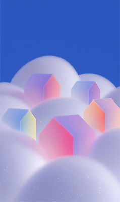 JPG 구름 편집이미지 컬러 자연 하늘 주택 풍경 빛 환경 꿈 감성 뷰티풀 상상력 몽환 이미지편집 AI컴퓨터그래픽 AI콘텐츠 자연요소 컨셉 건물 생태계 파일형식