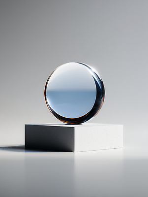 JPG 모양 편집이미지 디자인 장식 빛 인테리어 반사 주방 공간 거울 스탠드 원형 그림 이미지편집 AI컴퓨터그래픽 AI콘텐츠 도형 조명 파일형식