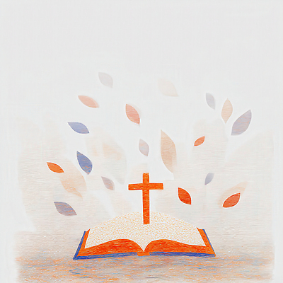 JPG 기독교 종교 예술 상징 컬러 십자가 잎 일러스트 자연 창조 안전 평화 믿음 성경 기도 마음 표현 그림 신성 영감 국내일러스트 AI일러스트 AI콘텐츠 식물 감정 컨셉 종교용품 생태계 파일형식