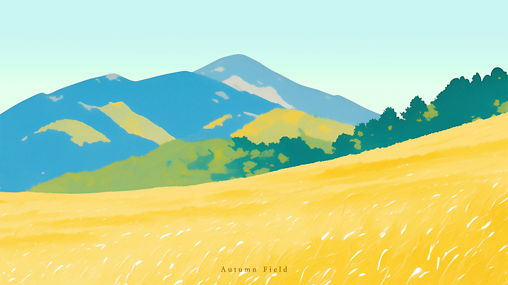 PSD 구름 무지개 일러스트 자연 하늘 날씨 산 풍경 초원 초록색 농작물 평화 농사 감상 금색 가을 언덕 국내일러스트 자연요소 계절 컬러 컨셉 농업 생태계 파일형식