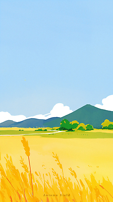 PSD 나무 식물 구름 여유 컬러 농업 일러스트 자연 산 풍경 초원 일상 금색 수확 가을 전원 농촌 뷰티풀 생동감 국내일러스트 자연요소 계절 감정 산업 라이프 시골 전기에너지 생태계 파일형식