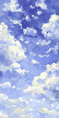 JPG 구름 예술 일러스트 자연 하늘 날씨 풍경 일상 평화 캔버스 흰구름 조화 뷰티풀 색감 풍경화 국내일러스트 AI일러스트 AI콘텐츠 자연요소 컨셉 라이프 그림 생태계 파일형식 구름_자연