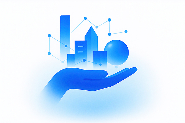 JPG 모양 손 디자인 일러스트 그래프 미래 아이디어 기술 건물 경제 파란색 자료 표현 도시 발전 스카이라인 소통 혁명 창의성 국내일러스트 AI일러스트 AI콘텐츠 건축물 컬러 컨셉 신체부위 파일형식