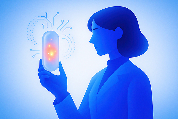 JPG 과학 일러스트 의학 미래 기술 실험 알약 약 자료 실험실 연구원 집중 분석 전자 발견 혁명 개발 바이오 신약_의학 국내일러스트 AI일러스트 AI콘텐츠 직업 컨셉 파일형식