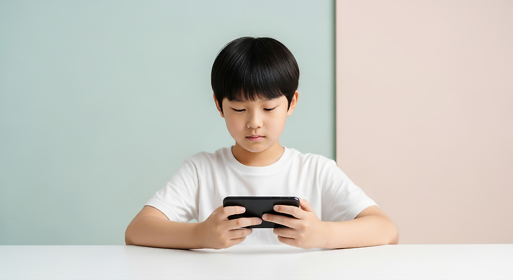 JPG 편집이미지 컬러 백그라운드 모션 기술 소년 취미 스마트폰 학습 장난감 평화 스크린 방 시간 집중 즐거움 의료성형뷰티 편집실사 AI인물포토 AI콘텐츠 교육 남자 감정 어린이 컨셉 핸드폰 스마트기기 CG 파일형식 AI포토