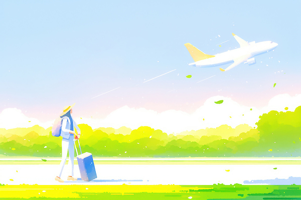 JPG 여행 이동 가방 일러스트 자연 하늘 바람 비행기 풍경 여름 캐리어 맑음 희망 자유 공항 출발 이륙 국내일러스트 AI일러스트 AI콘텐츠 자연요소 잡화 계절 감정 컨셉 항공교통 교통시설 날씨 대중교통 여행가방 생태계 파일형식