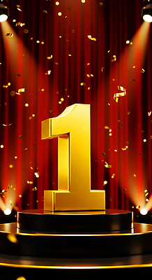 JPG 편집이미지 리본 성공 조명 이벤트 기쁨 금색 무대 축하 결과 군중 트로피 색종이 이미지편집 AI컴퓨터그래픽 AI콘텐츠 감정 종이 컬러 컨셉 사람 상_우승 파일형식