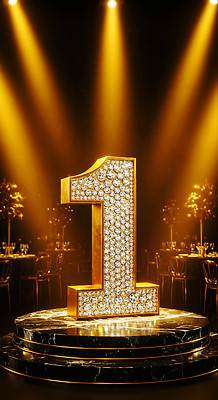 JPG 편집이미지 의자 탁자 조명 이벤트 파티 전시 공간 금색 축하 춤 보석 트로피 준비 독창 이미지편집 AI컴퓨터그래픽 AI콘텐츠 컬러 가구 컨셉 문화예술 광석 상_우승 파일형식