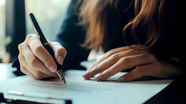 JPG 편집이미지 손 여자 사무실 펜 시간 업무 작업 분위기 집중 창가 문서 서명 의료성형뷰티 편집실사 AI인물포토 AI콘텐츠 컨셉 비즈니스 창문 사람 신체부위 필기구 CG 파일형식 AI포토