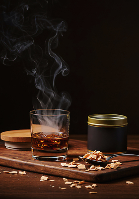 JPG 편집이미지 음료 탁자 조명 잔 주류 따뜻함 통 바 향수 향기 감성 스모키 위스키 편집실사 AI포토 AI콘텐츠 식기 가구 컨셉 화장품 CG 냄새 파일형식