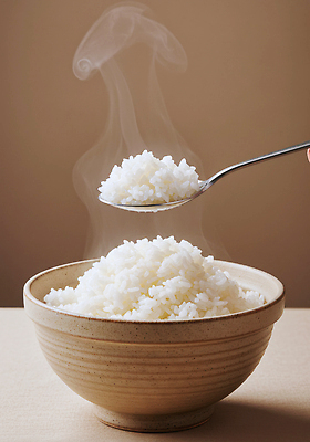 JPG 편집이미지 그릇 한식 음식 재료 밥 따뜻함 요리 식사 쌀 맛 김 수증기 쌀밥 간편조리식품 편집실사 AI인물포토 AI콘텐츠 식기 컨셉 곡류 해조류 CG 파일형식 AI포토