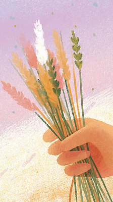 JPG 식물 손 꽃 행복 컬러 꽃다발 일러스트 자연 풍경 야외 여름 정원 희망 신선 자원 뷰티풀 플로리스트 국내일러스트 AI일러스트 AI콘텐츠 직업 계절 감정 신체부위 생태계 파일형식