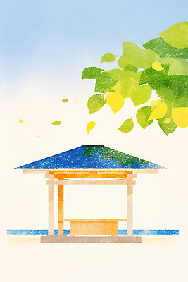 JPG 나무 여유 컬러 잎 일러스트 자연 하늘 아침 바람 휴식 풍경 여러명 햇빛 평화 고요 편안함 정자 순간 오후 국내일러스트 AI일러스트 AI콘텐츠 주간 자연요소 식물 건축물 감정 다수 컨셉 날씨 사람 태양 감각 생태계 파일형식