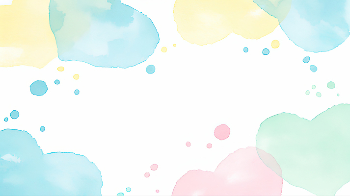 JPG 구름 디자인 예술 컬러 백그라운드 패턴 일러스트 수채화 장식 물방울 분위기 그림 부드러움 화사함 색감 스타일 아기자기 국내일러스트 AI일러스트 AI콘텐츠 자연요소 컨셉 무늬 감각 파일형식