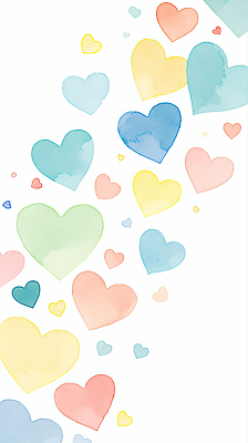 JPG 디자인 감정 예술 컬러 결혼 백그라운드 패턴 일러스트 사랑 이벤트 물감 다양 하트 크기 그림 감성 뷰티풀 창의성 국내일러스트 AI일러스트 AI콘텐츠 모양 다수 컨셉 무늬 미술도구 파일형식