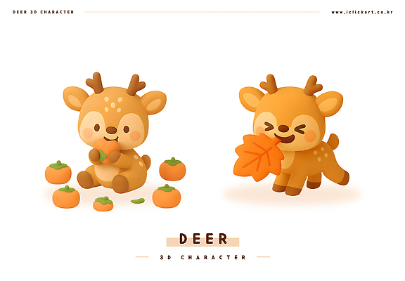 PSD 식물 동물 편집이미지 캐릭터 디자인 자연 놀이 호박 사슴 나뭇잎 3D캐릭터 웃음 3D 귀여움 가을 사슴캐릭터 아기사슴 편집3D 계절 새끼 동물캐릭터 컨셉 잎 채소 포유류 표정 디지털합성 생태계 파일형식