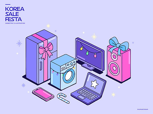 일러스트 서울 한국 선물 이벤트 빨간색 파란색 쇼핑 세일 전시 가전제품 군중 쇼핑몰 고객 네온 아이소메트릭 코리아세일페스타 세련 국내일러스트 AI파일 아시아 컬러 사람 축제 파일형식 벡터