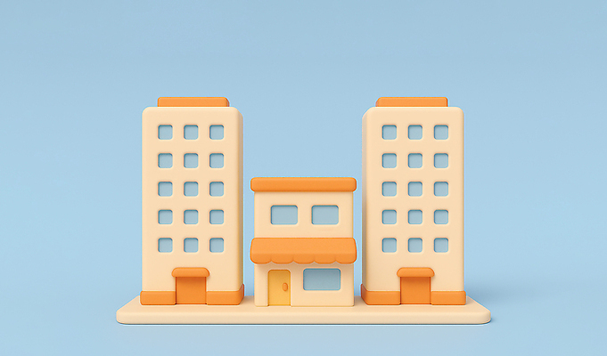 JPG 편집이미지 디자인 컬러 백그라운드 창문 아파트 건물 생활 세트 문 모형 상점 주황색 부드러움 나란히 편집3D AI컴퓨터그래픽 AI콘텐츠 건축물 주택 3D 감각 파일형식