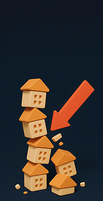 JPG 모양 편집이미지 디자인 예술 백그라운드 아이디어 건물 쌓기 모형 주황색 구출 장면 안정성 창의성 무너짐 편집3D AI컴퓨터그래픽 AI콘텐츠 건축물 컬러 컨셉 모션 3D 도움 파일형식