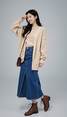 JPG 모델 편집이미지 옷 여자 패션 포즈 겨울 부츠 캐주얼 재킷 가을 터틀넥 카디건 니트 의료성형뷰티 스타일 편집실사 AI인물포토 AI콘텐츠 계절 신발 상의 사람 외투 스웨터 CG 파일형식 AI포토