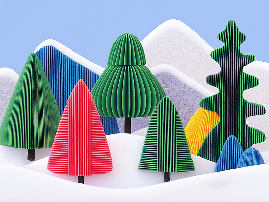 JPG 모양 나무 편집이미지 디자인 계절 컬러 조각 백그라운드 크리스마스 겨울 자연 산 풍경 장식 눈 공예 그림 기하학 조화 색채 창의성 이미지편집 AI컴퓨터그래픽 AI콘텐츠 자연요소 식물 기념일 무늬 날씨 취미 생태계 파일형식