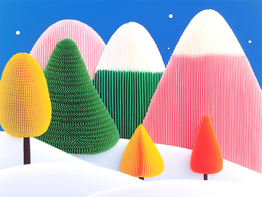 JPG 모양 나무 편집이미지 디자인 예술 상징 컬러 백그라운드 겨울 자연 하늘 산 풍경 장식 조형물 눈 구성 스타일 알록달록 이미지편집 AI컴퓨터그래픽 AI콘텐츠 자연요소 식물 계절 날씨 미술 컬러풀 생태계 파일형식