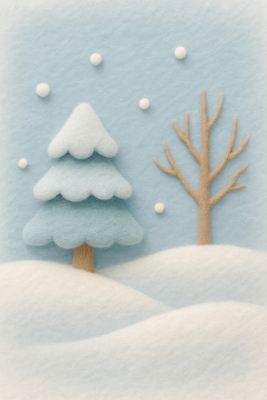 JPG 나무 편집이미지 계절 크리스마스 겨울 자연 풍경 장식 파란색 눈 소나무 눈송이 부드러움 솜사탕 펠트 편집실사 AI컴퓨터그래픽 AI콘텐츠 자연요소 식물 기념일 컬러 날씨 디저트 눈_날씨 감각 CG 생태계 파일형식 천_직물