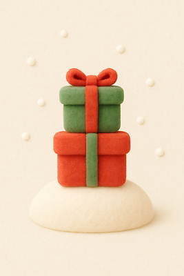 JPG 편집이미지 디자인 기념일 크리스마스 겨울 따뜻함 선물 장식 빨간색 초록색 상자 축제 눈 오브젝트 뷰티풀 펠트 편집실사 AI컴퓨터그래픽 AI콘텐츠 자연요소 계절 컬러 날씨 이벤트 CG 파일형식 천_직물