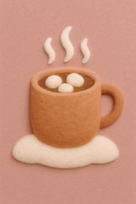 JPG 편집이미지 음식 디저트 따뜻함 손잡이 컵 물 갈색 식사 수프 수증기 고구마 부드러움 조화 펠트 편집실사 AI컴퓨터그래픽 AI콘텐츠 자연요소 식기 컬러 뿌리채소 감각 CG 파일형식 천_직물