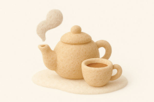 JPG 편집이미지 음료 디저트 따뜻함 귀여움 차 김 편안함 찻잔 찻주전자 오브젝트 부드러움 베이지색 손뜨개 우드 펠트 편집실사 AI컴퓨터그래픽 AI콘텐츠 음식 컬러 컨셉 주전자 잔 감각 해조류 CG 파일형식 천_직물