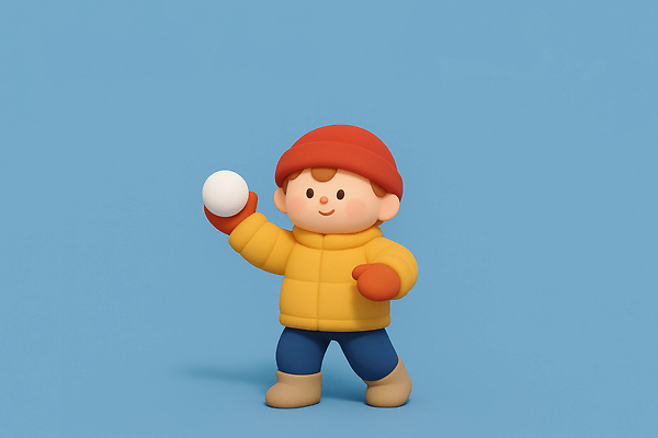 JPG 편집이미지 캐릭터 행복 어린이 겨울 모션 놀이 실내 웃음 야외 놀이터 즐거움 겨울옷 눈덩이 어린이용품 편집3D AI컴퓨터그래픽 AI콘텐츠 옷 계절 감정 눈_날씨 표정 사람 내부 3D 오브젝트 파일형식