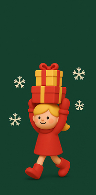 JPG 편집이미지 캐릭터 행복 어린이 백그라운드 크리스마스 겨울 모션 선물 웃음 장식 컬러풀 머리 축제 눈송이 편집3D AI컴퓨터그래픽 AI콘텐츠 계절 기념일 감정 컬러 눈_날씨 표정 사람 신체부위 3D 파일형식