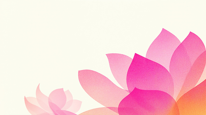 JPG 디자인 꽃잎 꽃 여유 분홍색 컬러 백그라운드 곡선 일러스트 자연 평화 감각 시원함 그림 부드러움 화사함 조화 구성 뷰티풀 국내일러스트 AI일러스트 AI콘텐츠 식물 감정 선 컨셉 생태계 파일형식