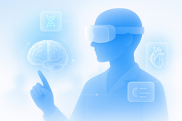 JPG 과학 일러스트 미래 기술 실내 건강 실험 사람 그래픽 학습 디지털 자료 기계 정보 심장 체험 뇌 탐색 혁명 가상현실 국내일러스트 AI일러스트 AI콘텐츠 교육 컨셉 내부 장기_의학 파일형식