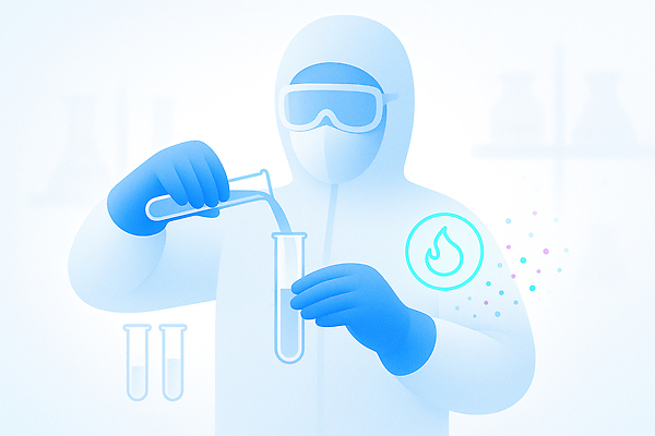 JPG 과학 일러스트 조명 기술 실험 환경 자료 청결 장비 작업 화학 실험실 혼합 안전장비 과학자 분석 측정 비커 시약 화학물질 국내일러스트 AI일러스트 AI콘텐츠 직업 컨셉 실험기구 안전 약 위생 학자 파일형식