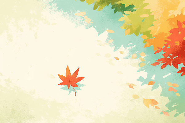 JPG 식물 사계절 컬러 백그라운드 단풍 잎 일러스트 자연 생명 나뭇잎 풍경 평화 고요 감상 가을 떨어짐 장면 조화 뷰티풀 국내일러스트 AI일러스트 AI콘텐츠 계절 컨셉 생태계 파일형식